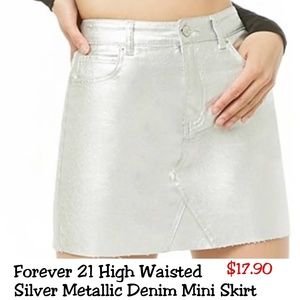 metallic jeans forever 21